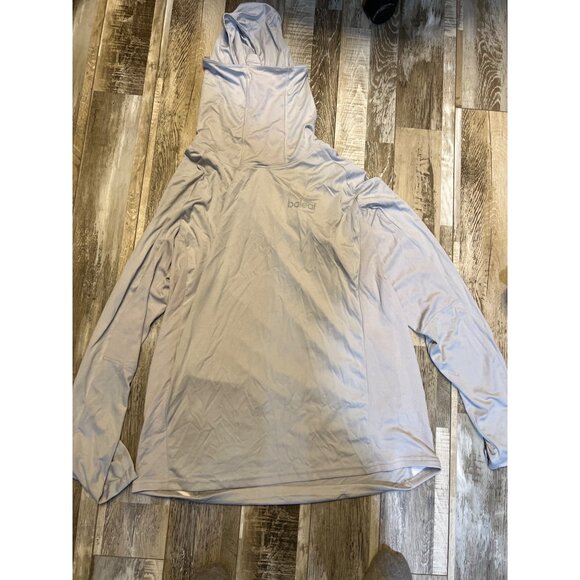 Baleaf Mens Light Gray Long Sleeve Base Layer Hoodie UPF 50+ Sun Protection - Picture 1 of 6